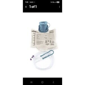 New 30 Moog Infinity INF0500-E 500ml Enteral Pump Delivery Set ENFit Connector